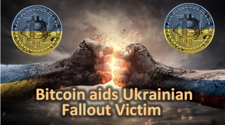 Bitcoin Aids a Ukrainian Fallout Victim